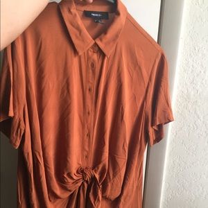 Forever 21 Burnt Orange Dress